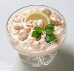 Cocktail di gamberetti in salsa rosa