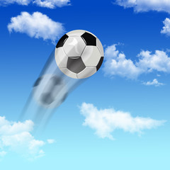 Ball in sky