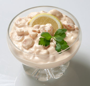 Cocktail di gamberetti in salsa rosa