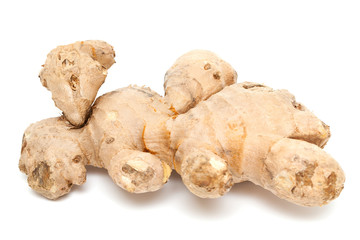 ginger isolated on white