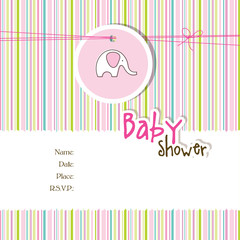 Baby shower invitation