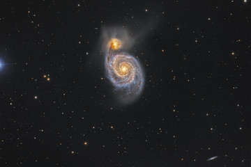 Obraz na płótnie Canvas Galaktyka Whirlpool