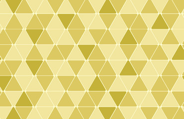 Fototapeta na wymiar Winter triangle yellow pattern