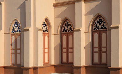 window of church building