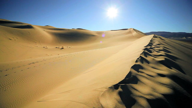 Sand Dunes Arid Desert