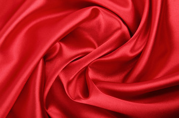Smooth red textile background
