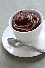 chocolate pudding, chocolate dessert