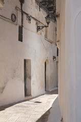 Alleyway. Grottaglie. Puglia. Italy.