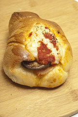 rotisserie mozzarella and eggplant