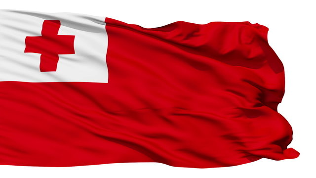 Waving national flag of Tonga