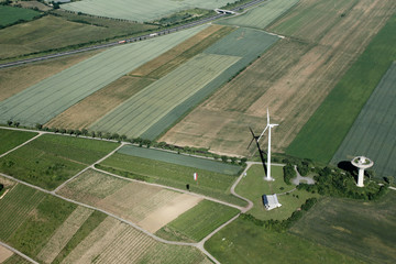 éolienne Remerschen, Le Luxembourg vue du Ciel