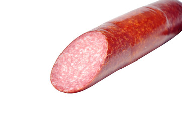 Sausage on a white background