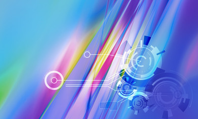Dynamic and colorful abstract background