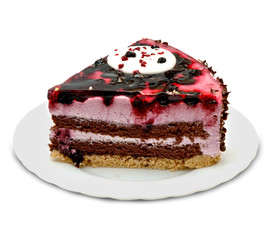 Cake isolated on white background
