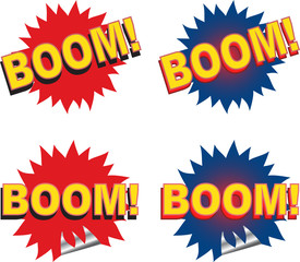 Set of web and print elements