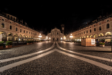 Fototapeta na wymiar Vigevano - Piazza Ducale