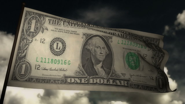 Flag dollar bill 02