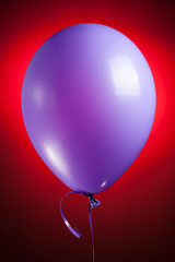 festive purple balloon