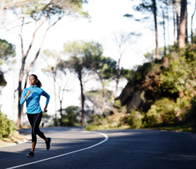 Fototapeta na wymiar Marathon training runner