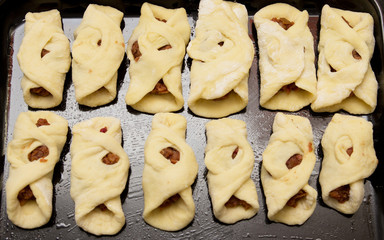 Baking Croissant with Jam