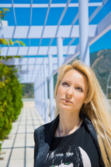 Fototapeta premium Beautiful young woman