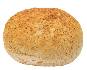   Bread on a white background