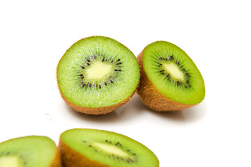 Fototapeta premium kiwi on a white background