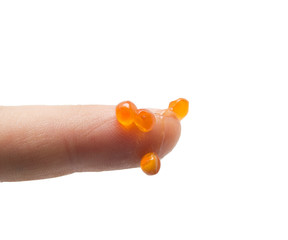 Old dark blue paint on a rusty pipe