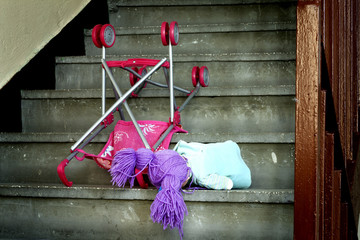 Eviction and violence homelessness concept metaphor