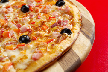 Pizza ham
