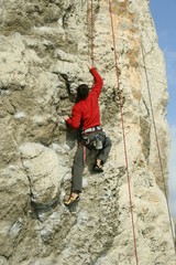 Fototapeta premium Climbing.