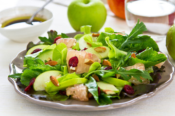 Apple,Grapefruit and Cranberry salad