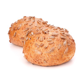 Two sandwich bun with sunflower seeds
