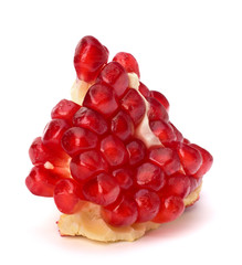 Ripe pomegranate piece