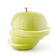 apple green sliced
