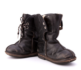 Vintage shabby child's boots