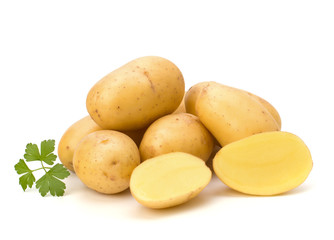 New potato and green parsley