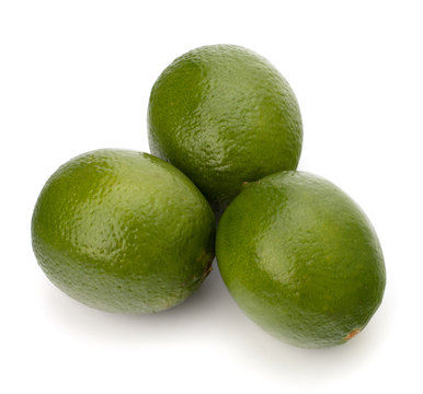 lime isolated on white background