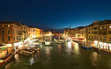 Venice at night