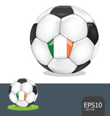 Naklejka premium soccer euro2012 ireland vector