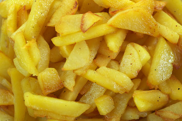 Potato fried texture