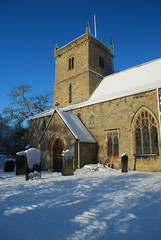 Church in Snow