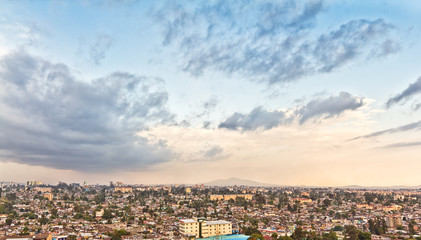 Aerial view of Addis Ababa