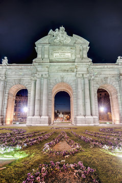Puerta de Alcala at Madrid, Spain