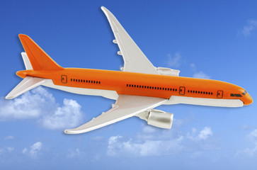 avion sur fond de ciel