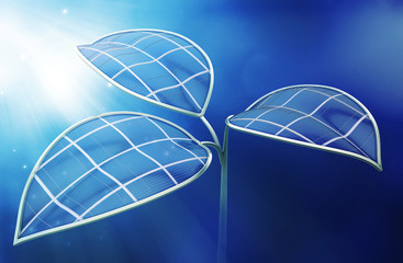  Artificial photosynthesis concept illustration