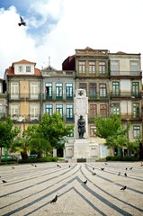 Öffentlicher Platz in Porto, Portugal