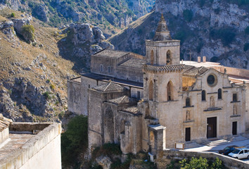St. Pietro Caveoso Church. Matera. Basilicata. Italy.