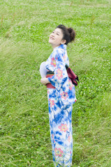 浴衣の女性