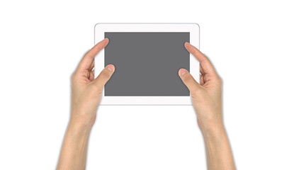Finger Point on touch screen email communication